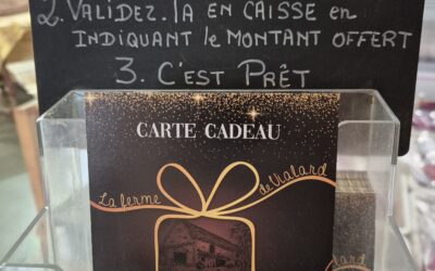 Carte cadeau Ferme de Vialard